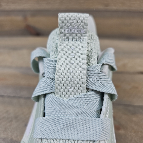 adidas Edge Lux 5 Women's Running Casual Shoes Linen Green/White - Picture 9 of 10